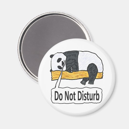 Aimant Ne pas déranger Panda (Recto/Verso)