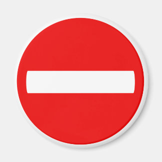Aimant Ne pas entrer de signe (aimant)