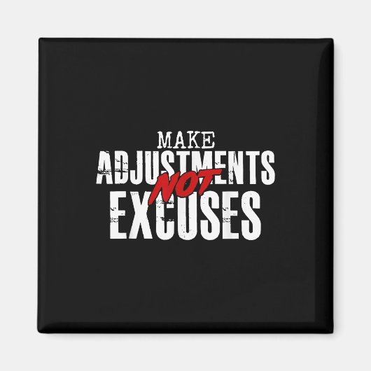 Aimant Ne pas expliquer les ajustements (Devant)