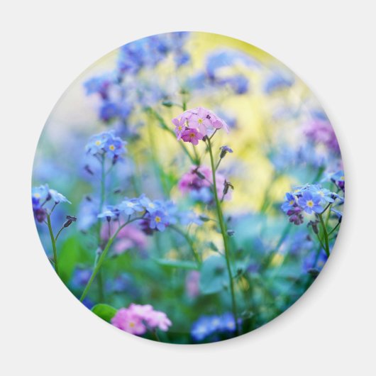 Aimant Ne pas oublier les fleurs (Devant)