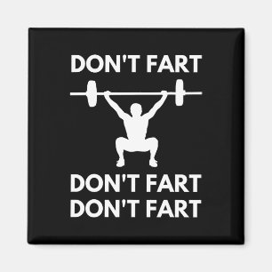Aimant Ne pas péter Drôle Fitness Fitness Fitness Exercic