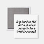 Aimant Ne Pas Tenter De Pire Que De Ne Pas Avoir De Citat (Recto/Verso)