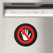 Aimant Ne pas toucher le signe (In Situ (Lave-vaisselle))