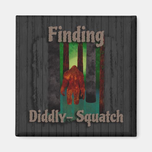 Aimant ne pas trouver bigfoot (Devant)