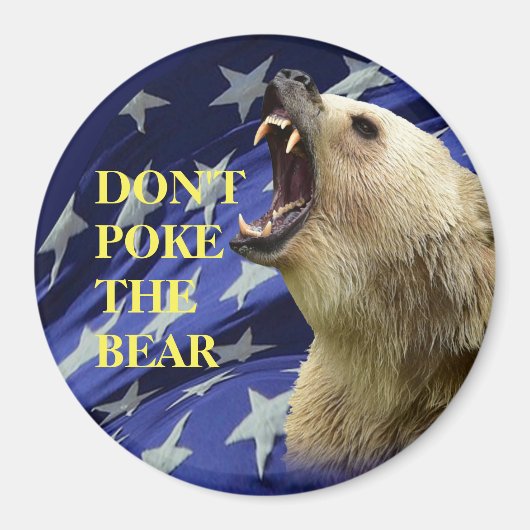 Aimant Ne pique pas l’ours (Devant)