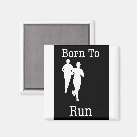 Aimant Né pour courir (Recto/Verso)