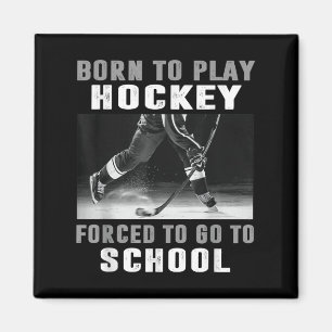 Aimant Né Pour Jouer Au Hockey Forcé D'Aller À L'École