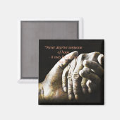 Aimant Ne Priez Jamais Quelqu'Un D'Espoir (Recto/Verso)