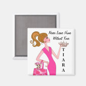 Aimant "Ne Quittez Jamais La Maison Sans Votre Tiara !" M (Recto/Verso)