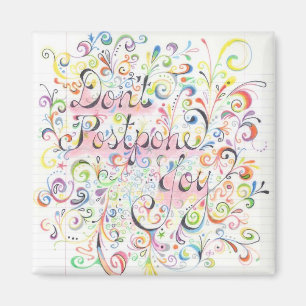 Aimant Ne reporte pas l'aimant de la joie