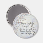 Aimant Ne suez pas les petits trucs (Recto/Verso)