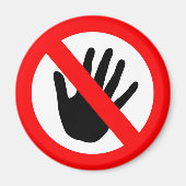 Aimant Ne touchez pas (Devant)