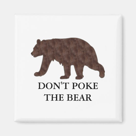 Aimant Ne tue pas l'ours (Devant)