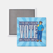 Aimant Ne votez pas Ne vous plaignez pas (Recto/Verso)
