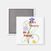 Aimant Ne vous inquiétez pas du magnétisme (Recto/Verso)