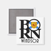 Aimant NÉ Windsor Nouvelle-Écosse (Recto/Verso)