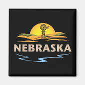 Aimant Nebraska États-Unis d'Amérique (Devant)