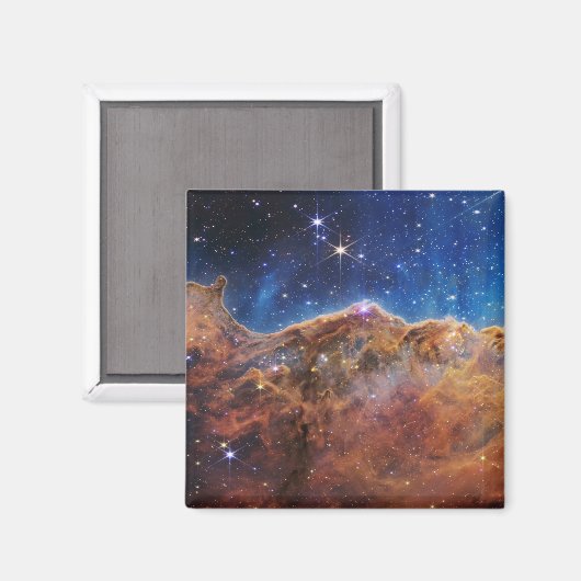 Aimant Nebula Carina Bleue/Orange | JWST (Recto/Verso)