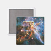 Aimant nébuleuse de galaxie spatiale. Les étoiles de l'un (Recto/Verso)