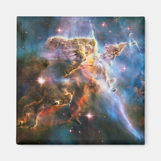 Aimant nébuleuse de galaxie spatiale. Les étoiles de l'un (Devant)