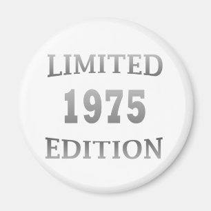 Aimant née en 1975 fête d'anniversaire