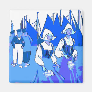 Aimant Néerlandais bleu, Filles