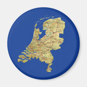 Aimant néerlandais de carte