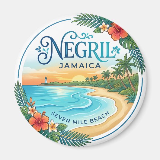 Aimant Negril Jamaïque (Devant)
