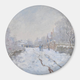 Aimant Neige à Argenteuil (par Claude Monet)
