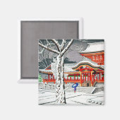 Aimant neige cool dans iwashimizu hachiman shrine kyoto (Recto/Verso)
