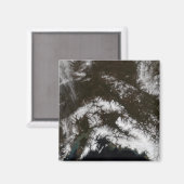 Aimant Neige dans le centre sud de l'Alaska (Recto/Verso)