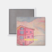 Aimant Neige de montagne (Recto/Verso)