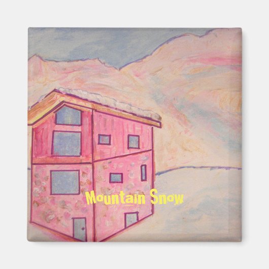 Aimant Neige de montagne (Devant)