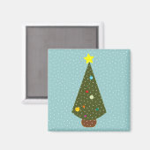 Aimant neige de xmas (Recto/Verso)