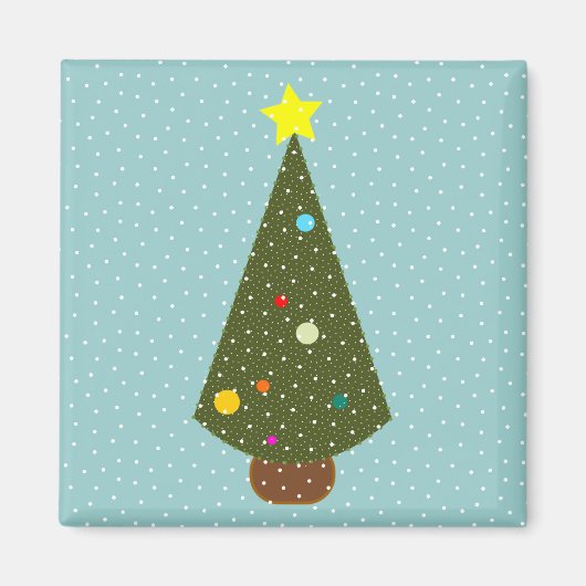 Aimant neige de xmas (Devant)