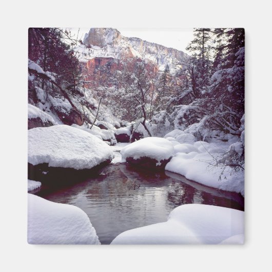 Aimant Neige épaisse à Middle Emerald Pools (Devant)