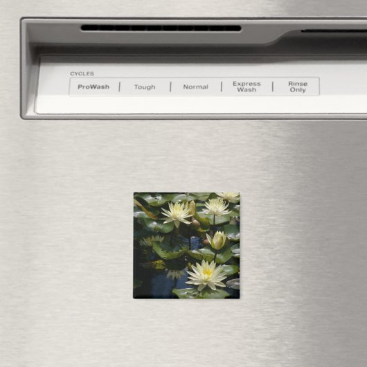 Aimant Nénuphar Lotus Jaune (In Situ (Lave-vaisselle))