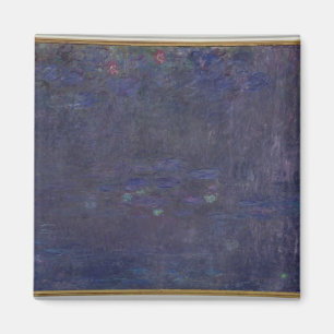 Aimant Nénuphars de Claude Monet : Réflexions des