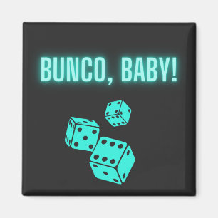 Aimant Neon Aqua Bunco Baby