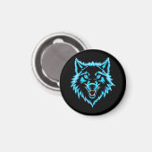Aimant Neon Wolf (Recto/Verso)