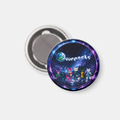 Aimant Neonpacks (conception de cercle) (Recto/Verso)