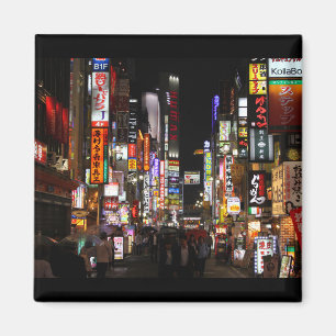 Aimant Néons de Tokyo Shinjuku par nuit