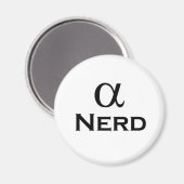 Aimant nerd alpha (Recto/Verso)