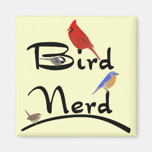 Aimant Nerd d'oiseaux