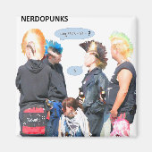 Aimant Nerdopunks (Devant)