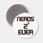 Aimant Nerds 4 jamais (Recto/Verso)