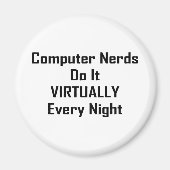 Aimant Nerds occupés (Devant)