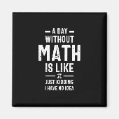 Aimant Nerdy Enseignant en mathématiques PI Physique Math (Devant)