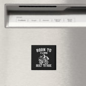 Aimant Nés pour grimper, construits pour rouler - Vtt Tra (In Situ (Lave-vaisselle))
