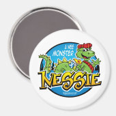 Aimant Nessie : Un monstre Wee (Recto/Verso)